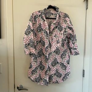 Printfresh nightgown sleep shirt medium